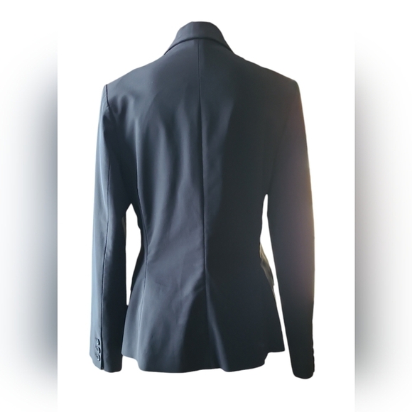 Theory Black Single Breasted Blazer - Picture 3 of 5